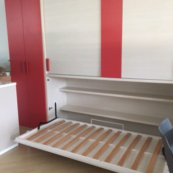 dormitorio com cama abatible en oferta tienda de muebles zaragoza